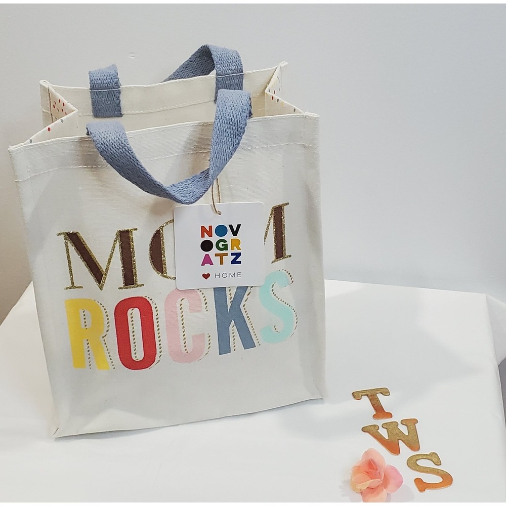 Novogratz Home Mom‎ Rocks Canvas Tote Bag